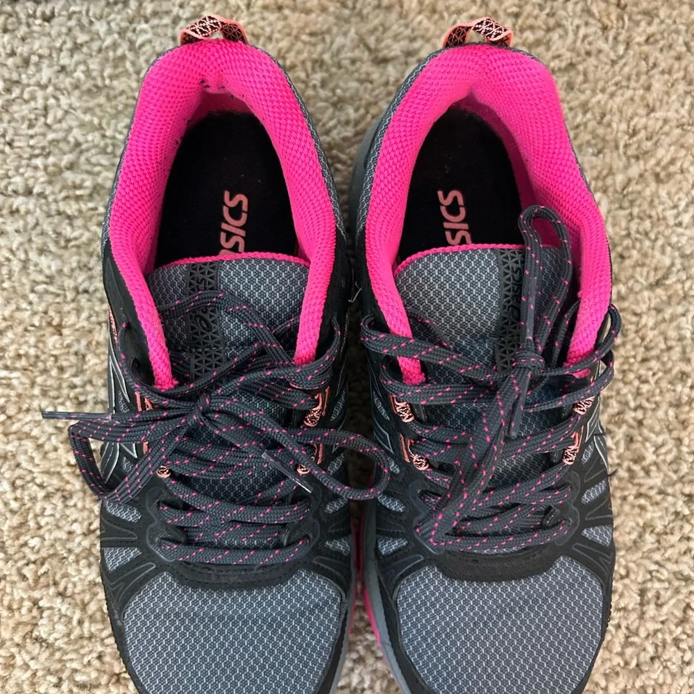 Asics Women’s Gel Venture 7 Pink and Black - Picture 2 of 6